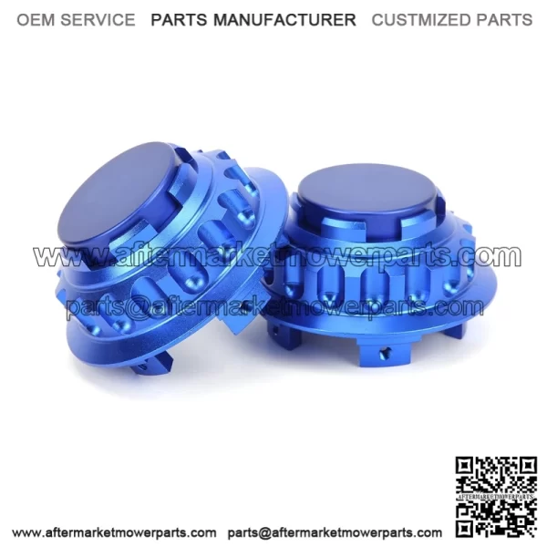 Porsche wheel center cover #blue - Image 3