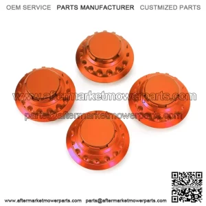 Porsche wheel center cover #orange