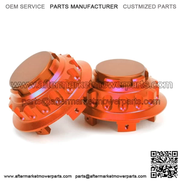 Porsche wheel center cover #orange - Image 3