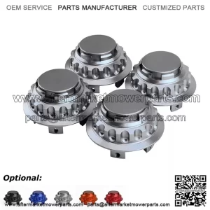 Porsche wheel center cover #titanium
