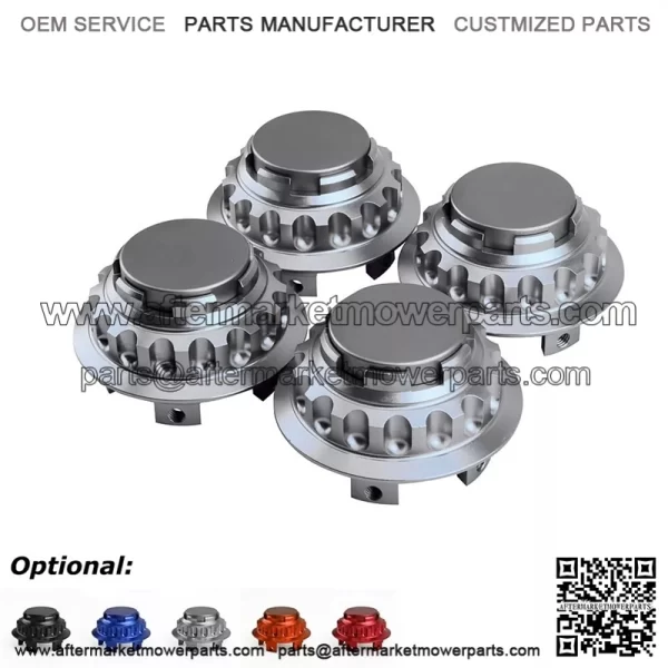 Porsche wheel center cover #titanium