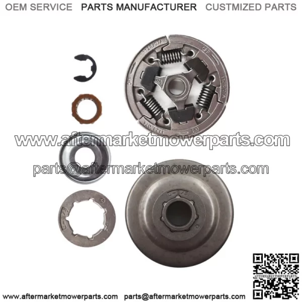 Fit For 036 MS360 Chainsaw 3/8"-7T Clutch Drum Rim Sprocket Bearing Kit - Image 2