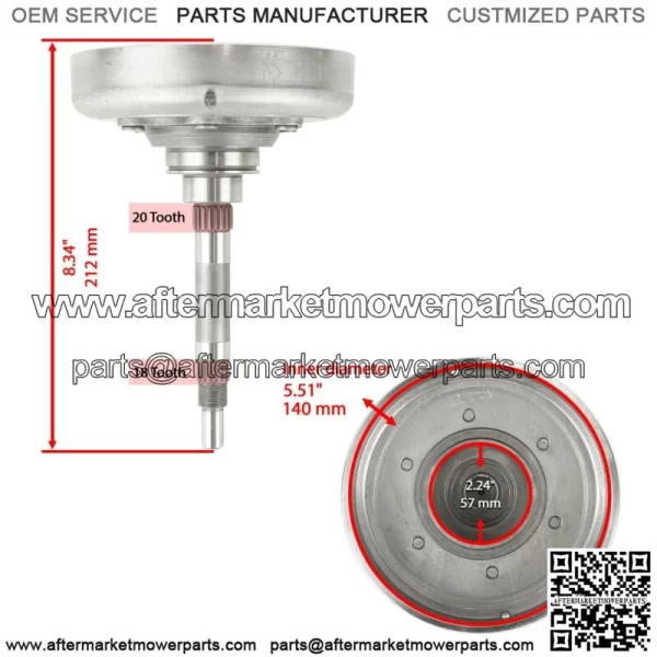 Clutch Housing Drum Primary Sheave fits Yamaha Kodiak 450 YFM450FA 2006 2018-20 - Image 2