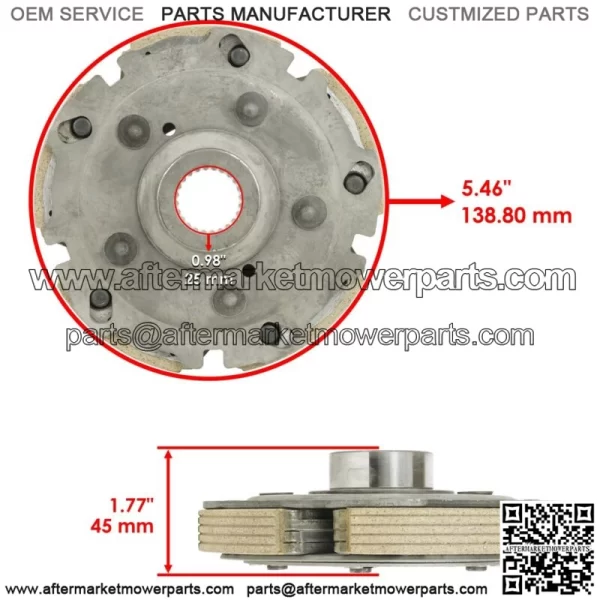Clutch Housing Drum Primary Sheave fits Yamaha Kodiak 450 YFM450FA 2006 2018-20 - Image 5