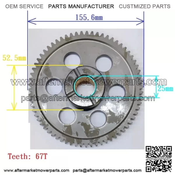 NEW Yamaha Grizzly 400 07~08 Grizzly 450 07~12 one-way Starter Clutch Gear - Image 4