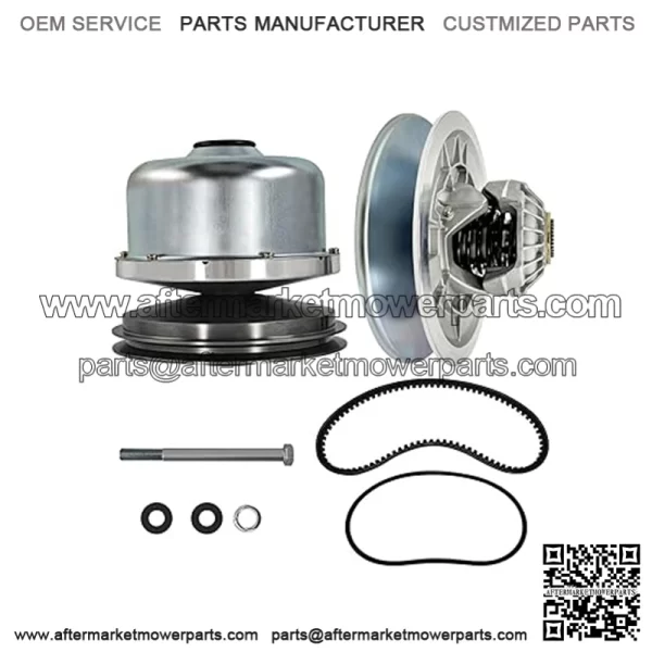 Primary Drive & Secondary Driven Clutch w/Belts Compatible with Yamaha Golf Cart G29 YDRA Drive 2007-2016, YTF Adventure Sports drive 2007-2008, Drive2 DR2A CAM 2017-up, JW8-G6201 JW8-G6202