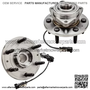 8pc Front Wheel Bearing and Hubs Sway Bar Tierods for Chevy Silverado 1500  (For:  Silverado 1500)