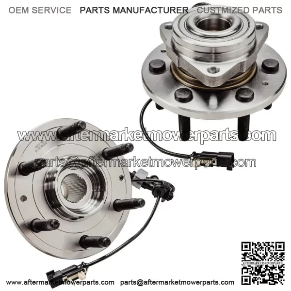 8pc Front Wheel Bearing and Hubs Sway Bar Tierods for Chevy Silverado 1500  (For:  Silverado 1500)
