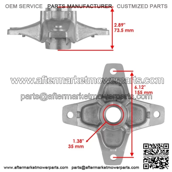 Front Left and Right Wheel hub fits Yamaha YFZ450 YFZ450V YFZ450R 2006 2007-2013 (For: Yamaha Raptor 700) - Image 2