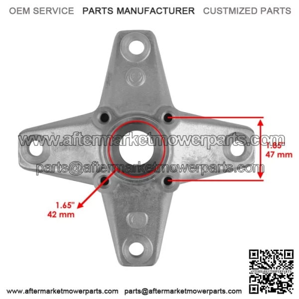 Front Left and Right Wheel hub fits Yamaha YFZ450 YFZ450V YFZ450R 2006 2007-2013 (For: Yamaha Raptor 700) - Image 3
