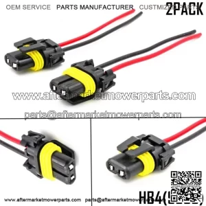 9006 Socket Female Adapter Wiring Harness Pigtail Plug Connector (For: More than one vehicle)