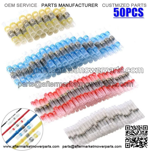 Car Solder Seal Sleeve Heat Shrink Waterproof Butt Wire Connector Terminal Parts (For: Ford F-150)