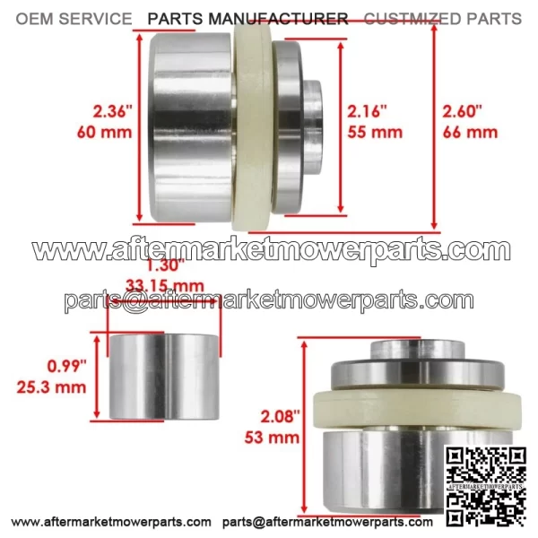 Front Differential Output Hub Assembly for Polaris 3236675 3235911 (For: Polaris) - Image 2