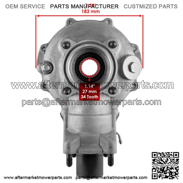 Complete Rear Differential Diff For Honda Fourtrax Foreman TRX400FW 1995-2001 For: Honda FourTrax Foreman 400 - Image 2