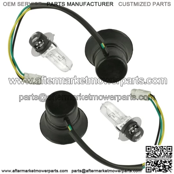 2X Headlight Socket & Bulb For Yamaha RHINO 660 YXR660F 4X4 2006 - Image 4