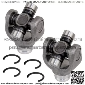 Front Drive Shaft Yokes W/U-Joints for Yamaha Rhino 660 YXR660 4X4 2004-2007 (Fits: Yamaha Rhino 660)