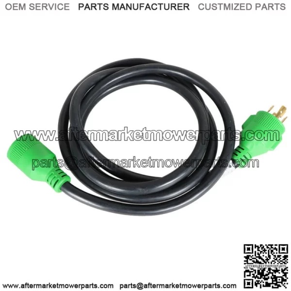 Generator Extension Cord 10 Ft 4 Prong Power Cable 10 4 30 Amp Adapter Plug - Image 4