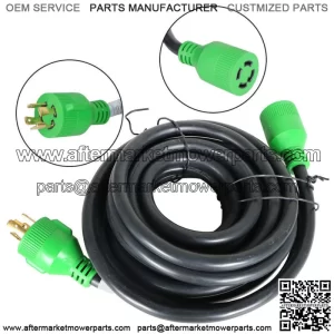 Generator Extension Cord 25 Ft 4 Prong Power Cable 10 4 30 Amp Adapter Plug