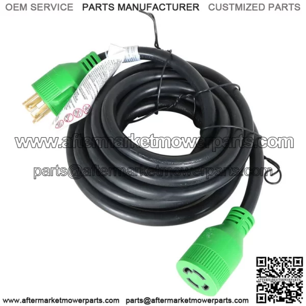 Generator Extension Cord 15 Ft 4 Prong Power Cable 10 4 30 Amp Adapter Plug