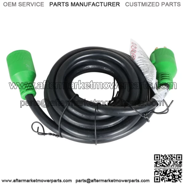 Generator Extension Cord 15 Ft 4 Prong Power Cable 10 4 30 Amp Adapter Plug - Image 2