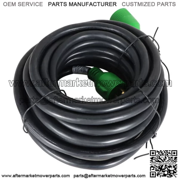 Generator Extension Cord 100 Ft 4 Prong Power Cable 10 4 30 Amp Adapter Plug - Image 2