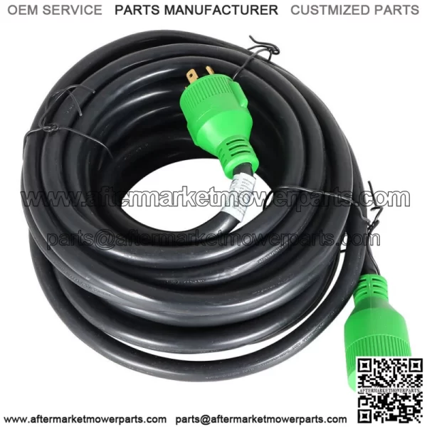 Generator Extension Cord 100 Ft 4 Prong Power Cable 10 4 30 Amp Adapter Plug - Image 5