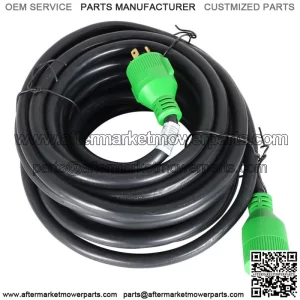 Generator Extension Cord 75 Ft 4 Prong Power Cable 10 4 30 Amp Adapter Plug