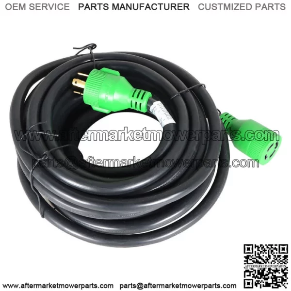 Generator Extension Cord 75 Ft 4 Prong Power Cable 10 4 30 Amp Adapter Plug - Image 4