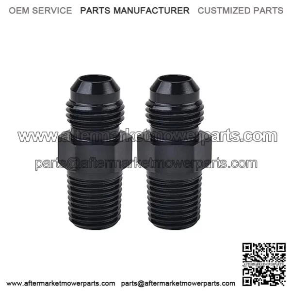 AN3 male to 1/8NPT 2-pack