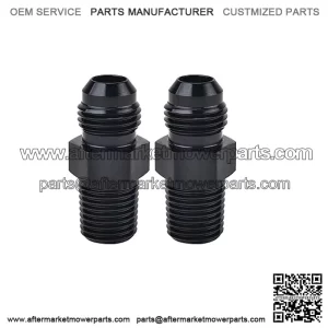 AN4 male to 1/8NPT 2-pack