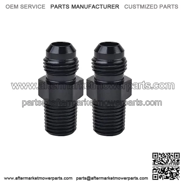 AN4 male to 1/8NPT 2-pack