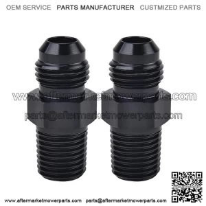 AN4 male to 1/4NPT 2-pack