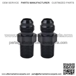 AN4 male to 3/8NPT 2-pack