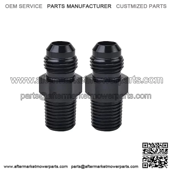 AN4 male to 3/8NPT 2-pack