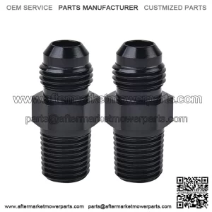 AN6 male to 1/4NPT 2-pack