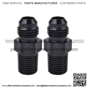 AN6 male to 3/8NPT 2-pack