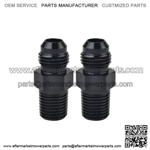 AN8 male to 1/4NPT 2-pack