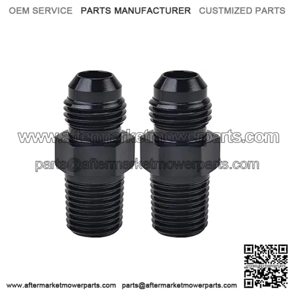 AN8 male to 3/8NPT 2-pack