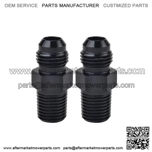 AN10 male to 3/8NPT 2-pack