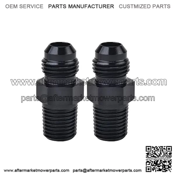 AN10 male to 3/8NPT 2-pack