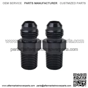 AN12 male to 1/2NPT 2-pack