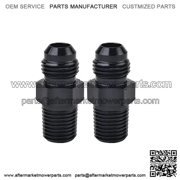 AN12 male to 1/2NPT 2-pack