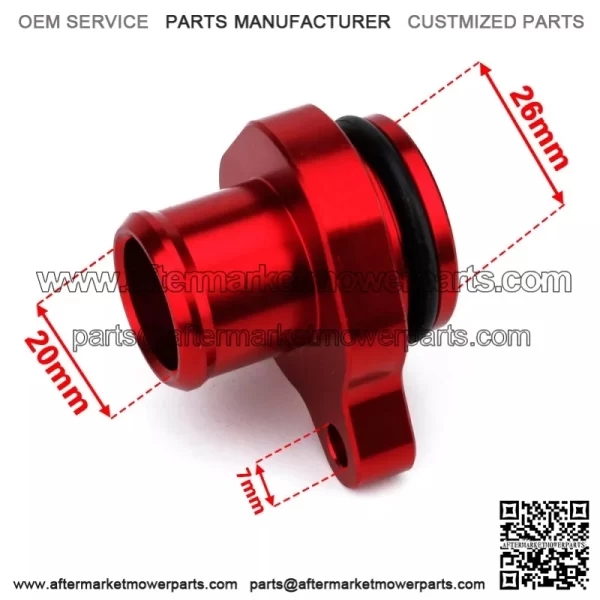 BMW water pipe connector#red - Image 2