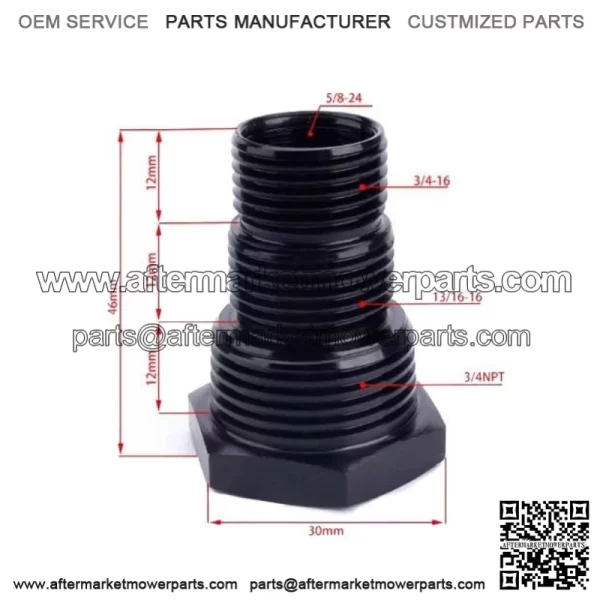 Oil filter adapter 3 in 1 5/8-24 - Image 2