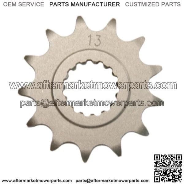 13 Tooth Front Steel Sprocket 13T fits Yamaha 700, YFZ450R & YFZ450X For: More than one vehicle