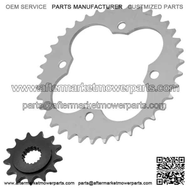 Front & Rear Sprockets Kit for Honda TRX450R TRX450ER 2006-2014 (For: Honda) - Image 4