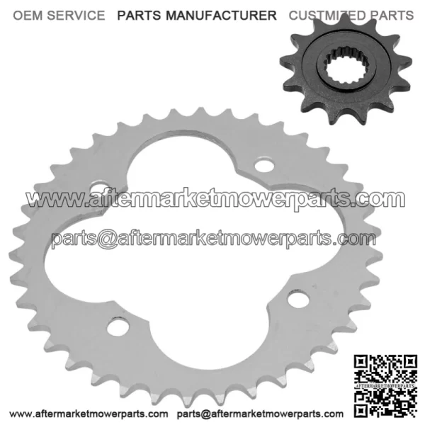 Front & Rear Sprockets Kit for Honda TRX450R TRX450ER 2006-2014 (For: Honda) - Image 5