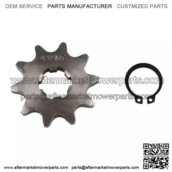 420Chain 17mm 10-18T Front Sprocket For 50 70 90 110 125 140cc ATV Pit Dirt Bike