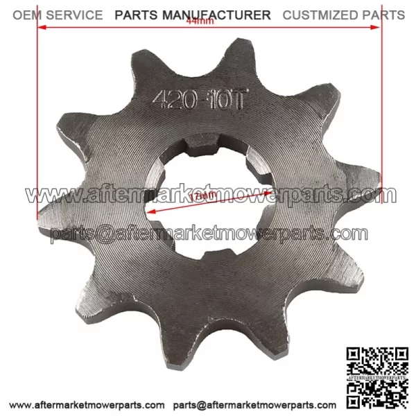420Chain 17mm 10-18T Front Sprocket For 50 70 90 110 125 140cc ATV Pit Dirt Bike - Image 2