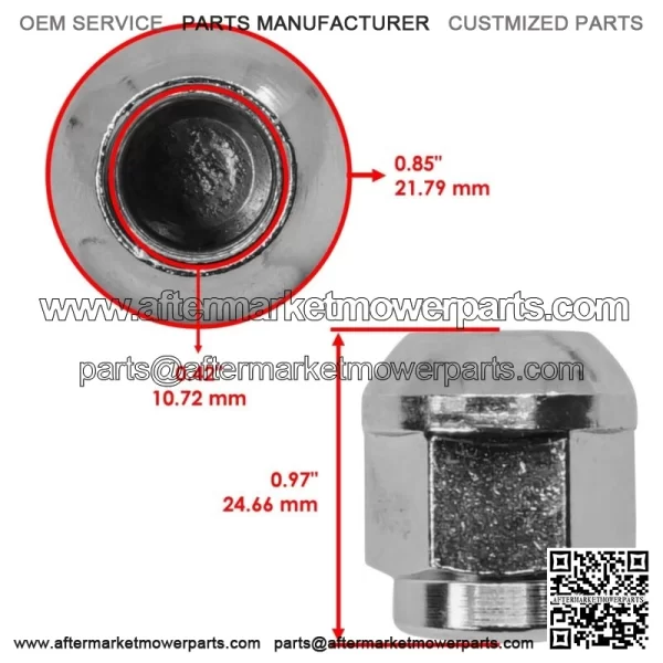 Front & Rear Wheel Lug Nut For Honda Pioneer 700 SXS700M2D Deluxe  2017-2022 - Image 2